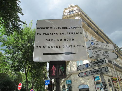 paris,paris 10e,gare-du-nord,sncf,rue-de-dunkerque,voirie,circulation